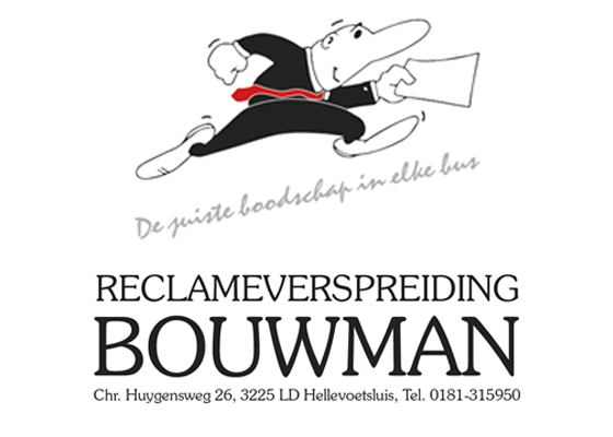 Sponsor Bouwman Reclame verspreiding